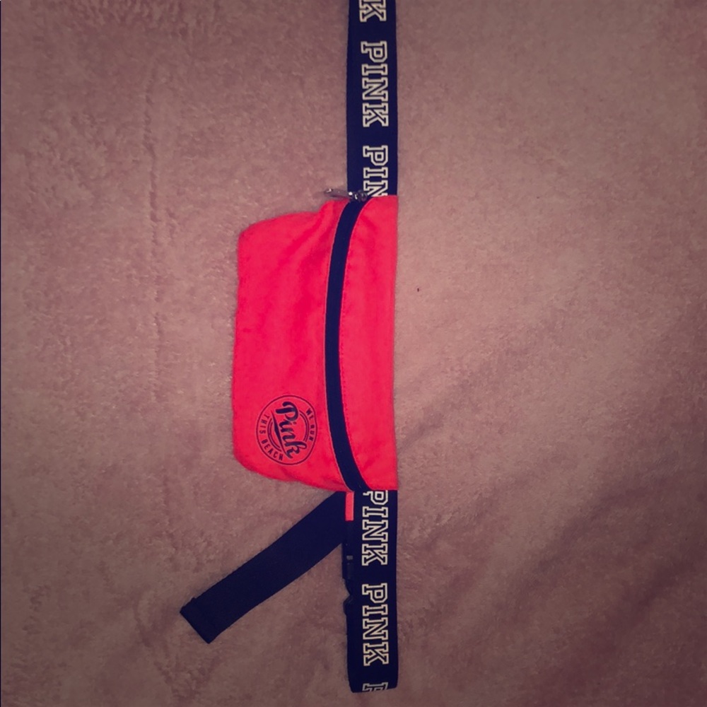 Coral Victoria Secret pink fanny pack